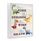 Stupell Industries Kind Curious Wise Dinosaurs Framed Giclee By Susan Arnot